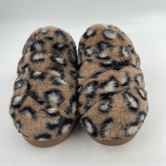 NEW! Koolaburra by UGG Women’s Starleen Abstract Leopard Fluff Slippers - Size 9 - Picture 3 of 11